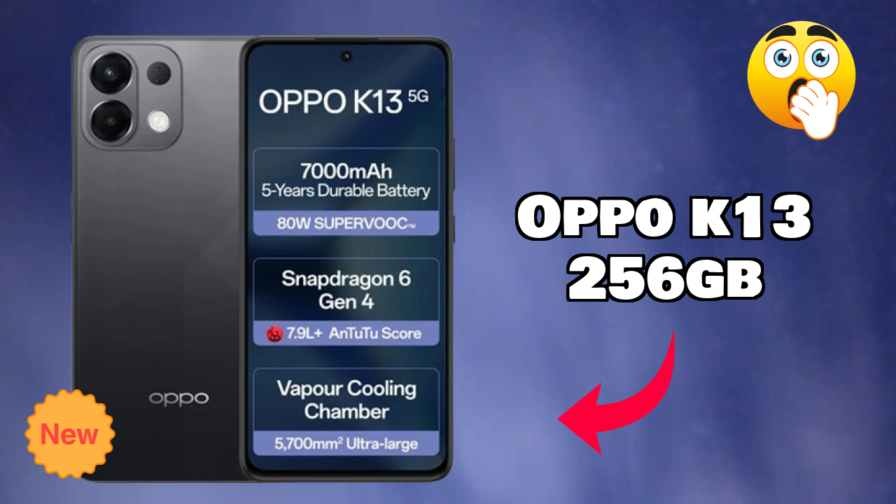 OPPO K13 256GB Gaming Benchmarks: Snapdragon 6 Gen 4 Tested