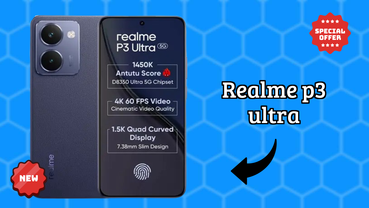 Realme P3 Ultra Display Analysis: 6.83 Inches (17.35 Cm) Screen